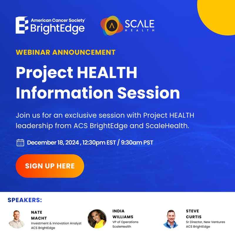 Cover Image for Project HEALTH Information Session