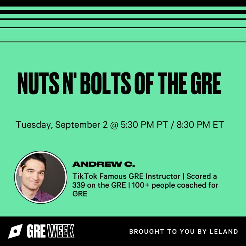 Cover Image for Nuts n' Bolts of the GRE