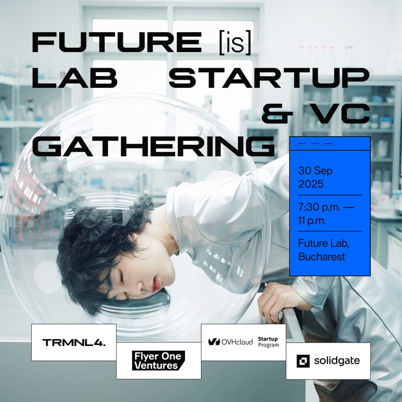 Cover Image for FUTURE [is] LAB: startup & VC gathering by TRMNL4, F1V, OVH Cloud & Solidgate