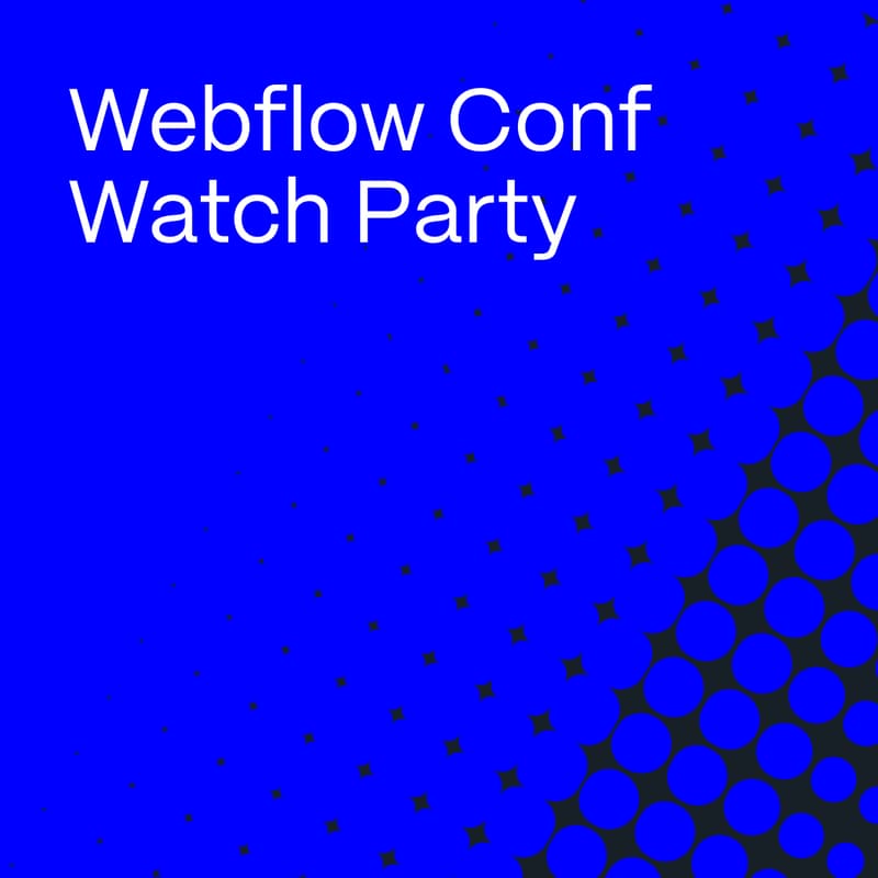 Cover Image for Webflow Conf Watch Party Amsterdam