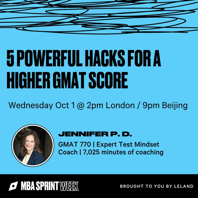 Cover Image for 5 Powerful Hacks for a Higher GMAT Score