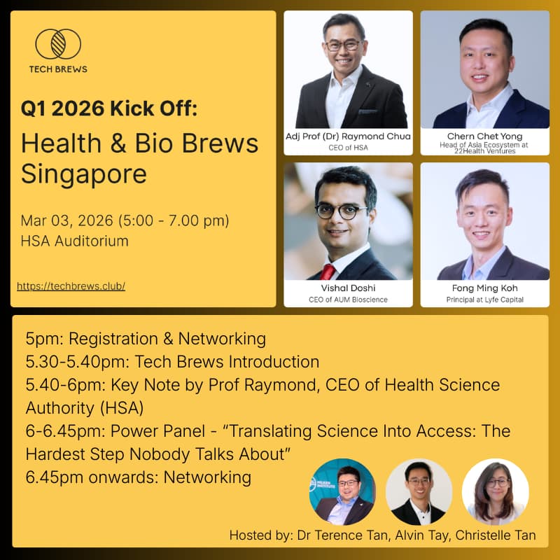 Cover Image for Q1 2026 Kick off for Health & Bio Brews Singapore