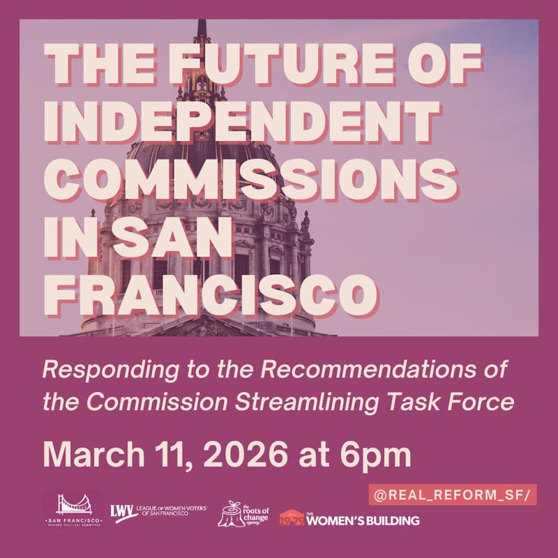 Cover Image for The Future of Independent Commissions in San Francisco