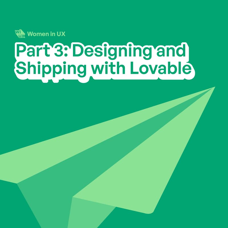 Cover Image for Personal Branding Series — Part 3: Designing and Shipping with Lovable