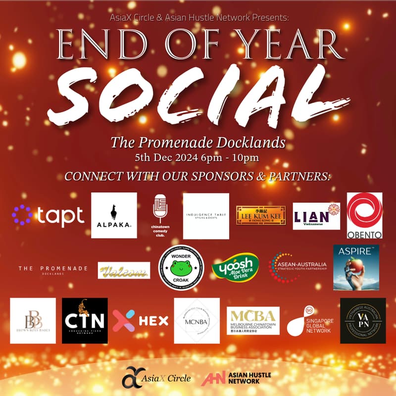 Cover Image for AsiaX Circle & Asian Hustle Network - End of Year Social Night