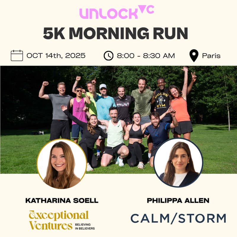 Cover Image for Morning Run with Exceptional Ventures & Calm/Storm - unlock VC Summit 2025