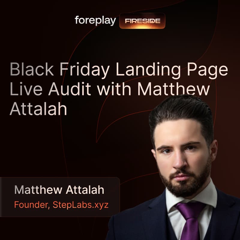 Cover Image for Black Friday Landing Page Live Audit