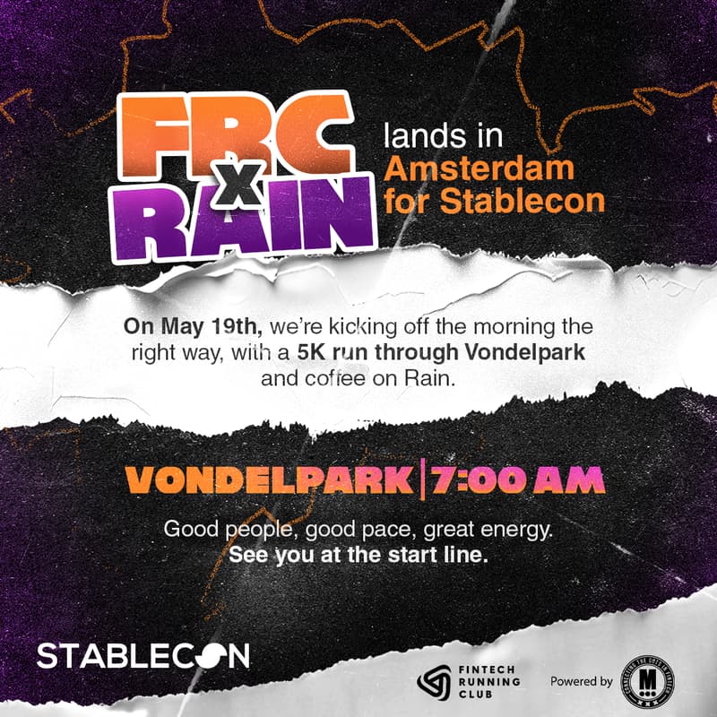 Cover Image for FRC x Rain Run Club @ Stablecon EMEA