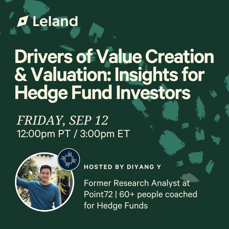 Cover Image for Drivers of Value Creation & Valuation: Insights for Hedge Fund Investors