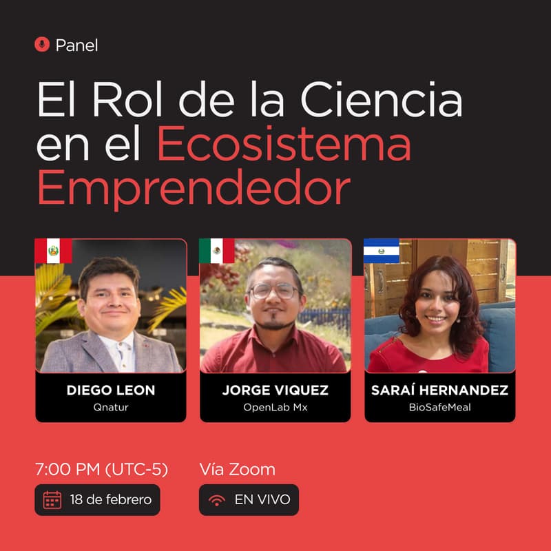 Cover Image for Panel: El Rol de la Ciencia en el Ecosistema Emprendedor