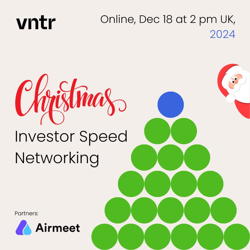 Cover Image for VNTR Investor Speed Networking Online Christmas Edition