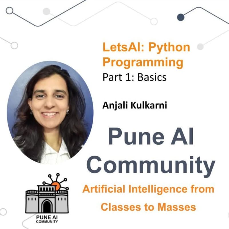 Cover Image for PAIC LetsAI: Python Programming Series: Part 1: Basics