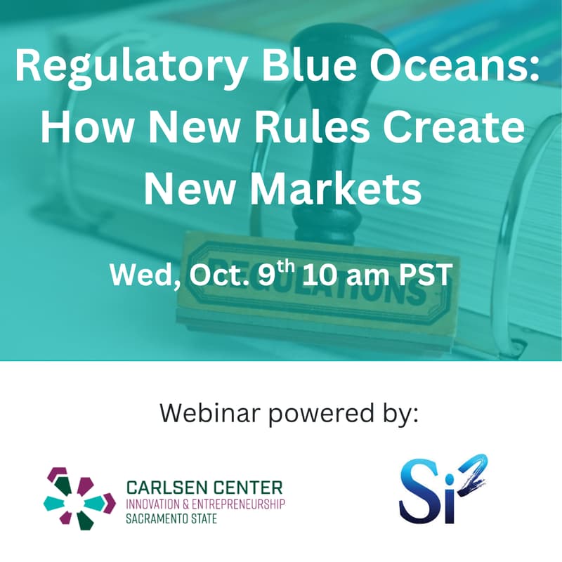 Cover Image for Regulatory Blue Oceans: How New Rules Create New Markets