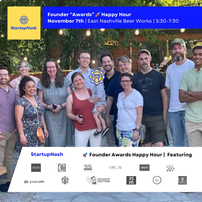 Cover Image for StartupNash - Yearly Wins Happy Hour