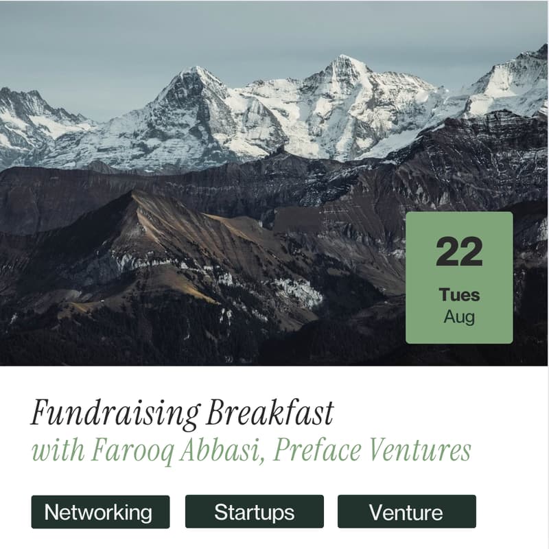 Cover Image for Fundraising Breakfast: Preface Ventures