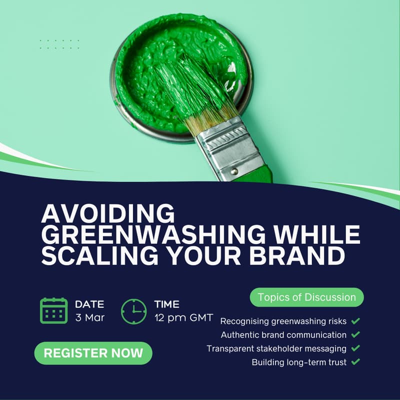 Cover Image for Avoiding Greenwashing While Scaling Your Brand