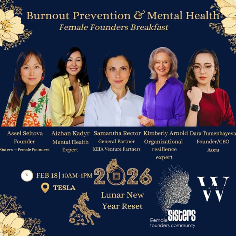 Cover Image for Female Founders Breakfast on Mental Health & Founder Burnout  @Tesla