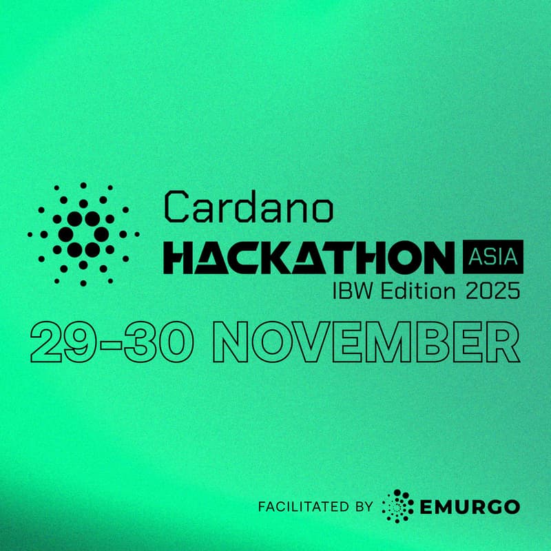 Cover Image for Cardano Hackathon Asia 2025 - IBW Edition