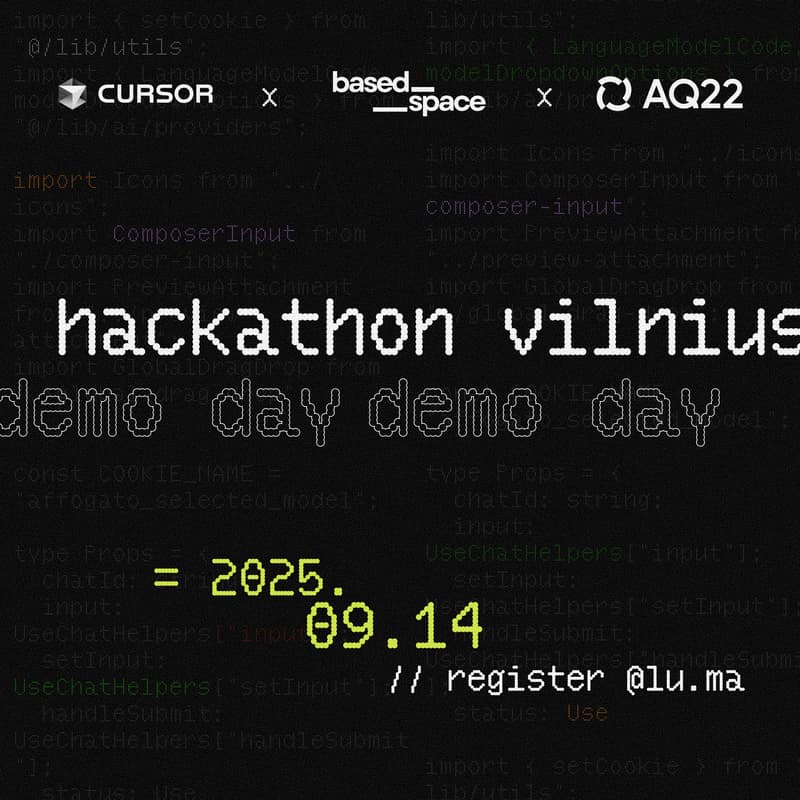 Cover Image for Cursor Hackathon Vilnius: Demo Day