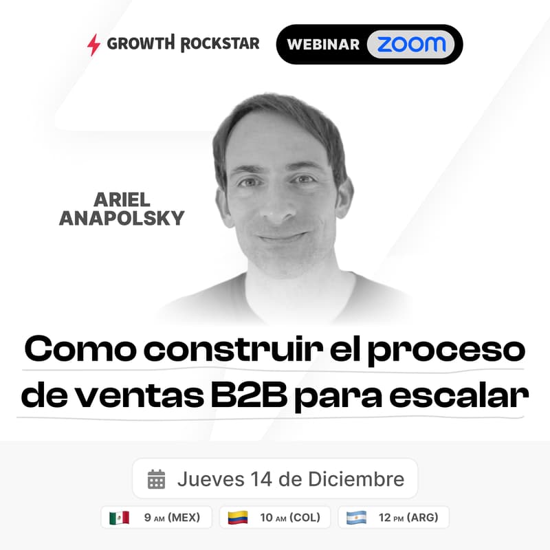 Cover Image for Ariel Anapolsky: "Cómo construir el proceso de ventas B2B para escalar"
