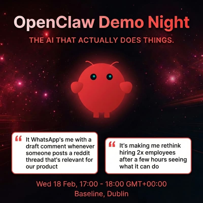 Cover Image for OpenClaw Demo Night