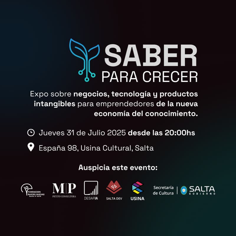 Cover Image for 🌱🤖 EXPO SABER PARA CRECER SALTA 2025