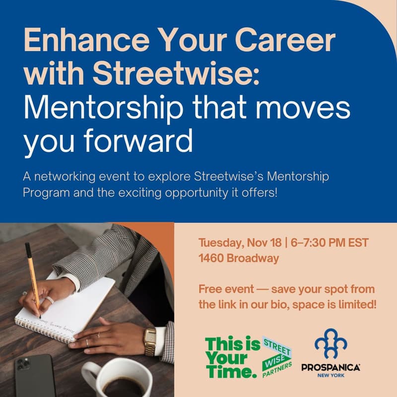 Cover Image for Enhance Your Career with Streetwise: Mentorship that moves you forward