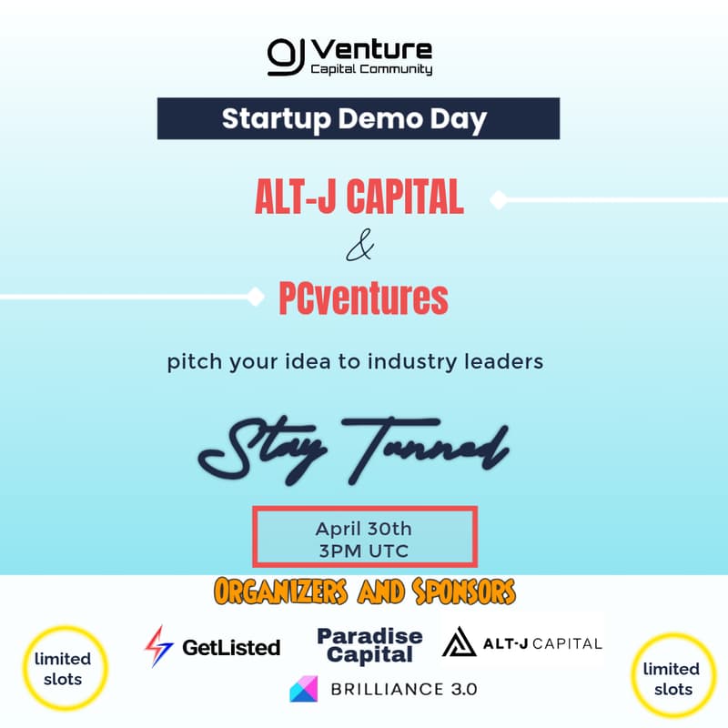 Cover Image for ALT-J CAPITAL & PC VENTURES DEMO DAY