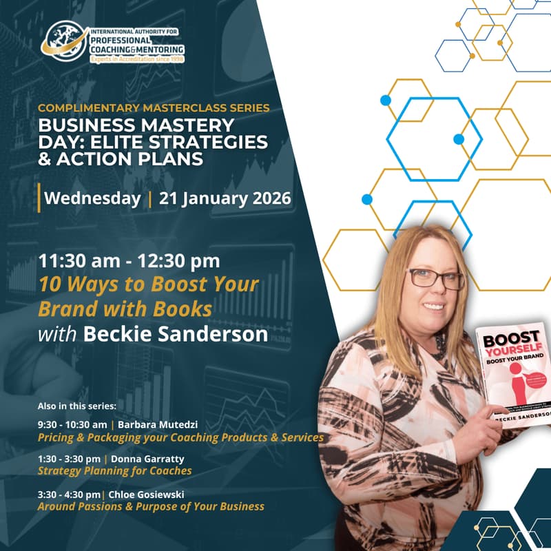 Cover Image for 10 Ways to Boost Your Brand with Books with Beckie Sanderson