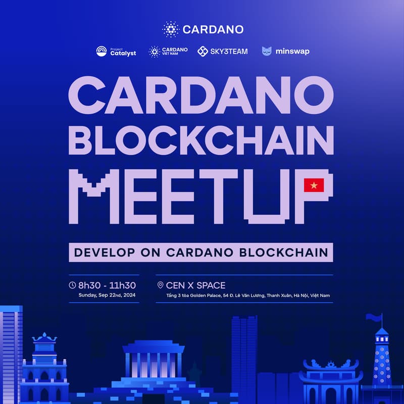 Cover Image for Cardano Blockchain Meetup Special- Ha Noi, Viet Nam