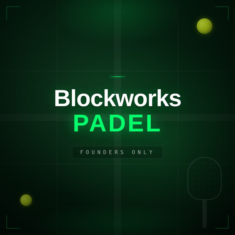 Cover Image for Blockworks Padel: Founders Only