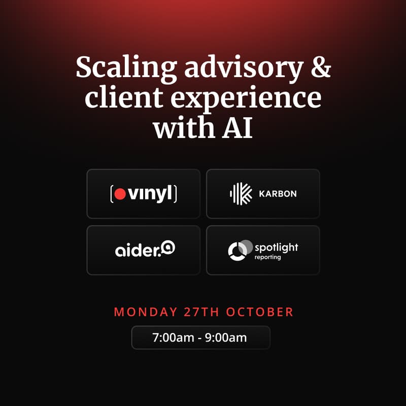 Cover Image for Breakfast Workshop: Scaling advisory & client experience with AI