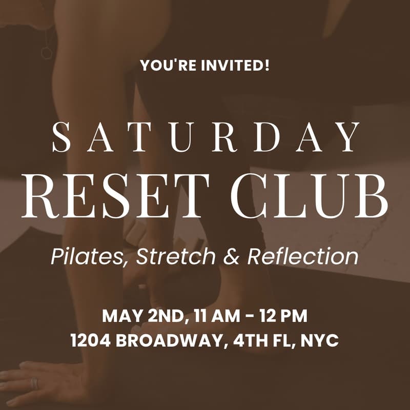 Cover Image for Saturday Reset Club - Pilates & Reflection