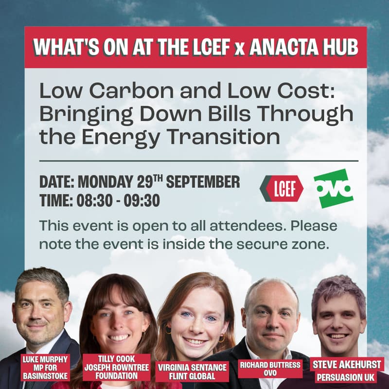 Cover Image for Low Carbon and Low Cost: Bringing Down Bills Through the Energy Transition
