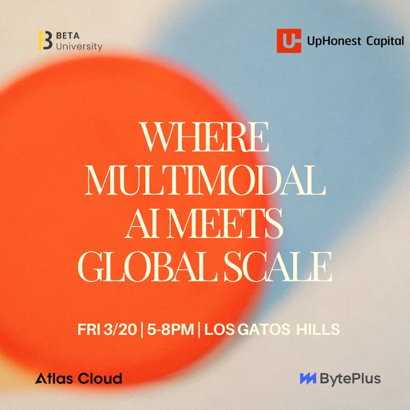 Cover Image for [Invite-Only] Multimodal AI Leaders Social Night - Where Multimodal AI Meets Global Scale