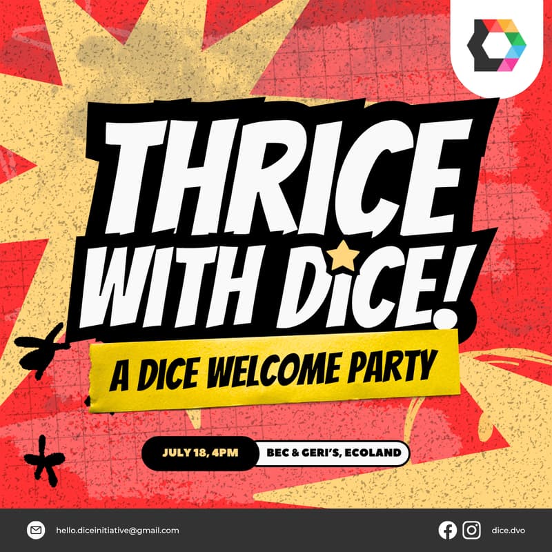 Cover Image for Thrice with DICE: A DICE Welcome Party