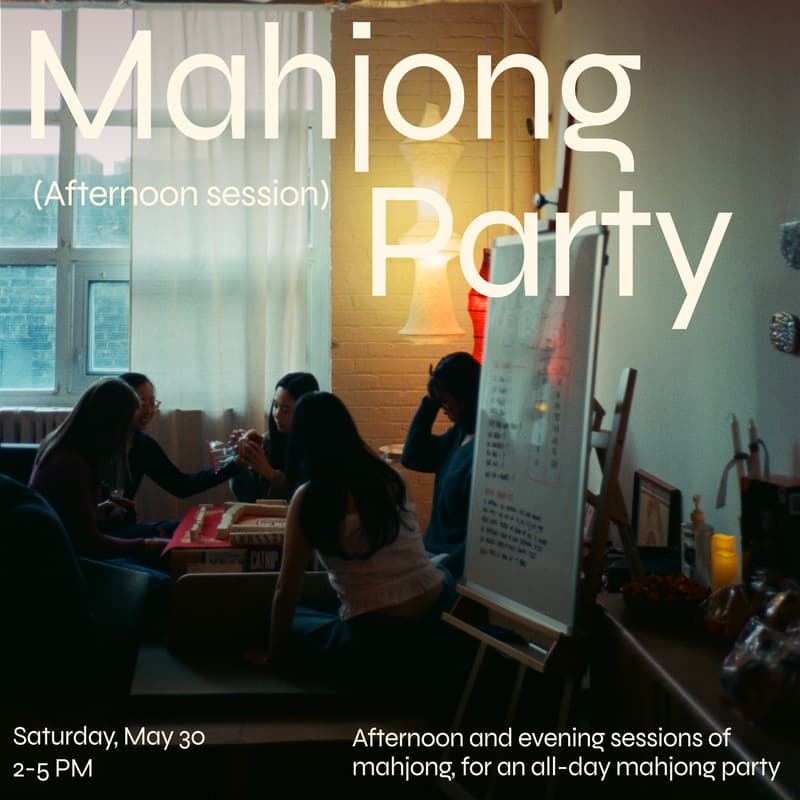 Cover Image for Afternoon session: All-Day Mahjong Party