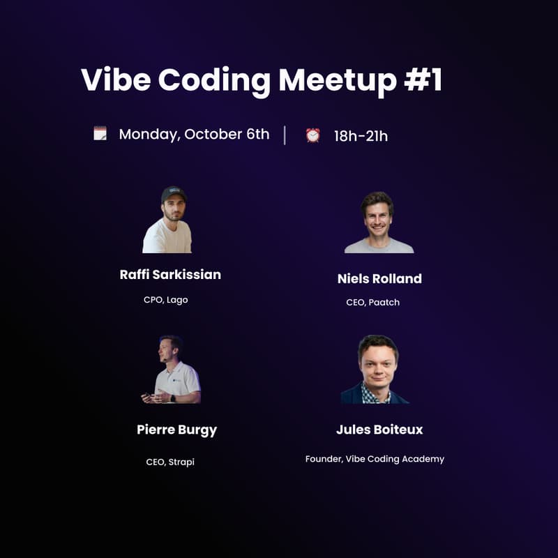 Cover Image for Vibe Coding Paris Meetup #1