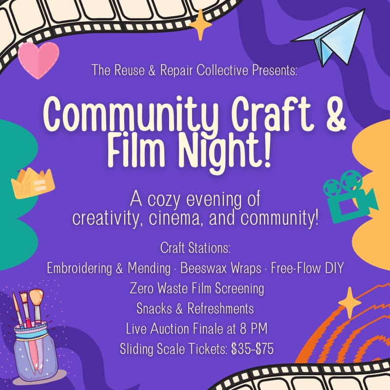 Cover Image for Community Craft & Film Night Fundraiser