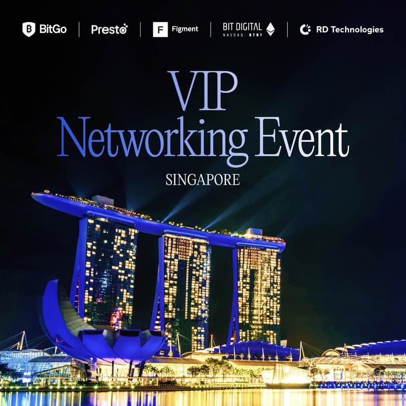 Cover Image for Token2049 VIP Event w/ BitGo, Presto, Figment, Bit Digital & RD Technologies