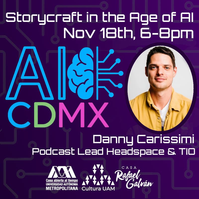 Cover Image for Storycraft in the Age of AI with Danny Carissimi (Headspace & TIO)