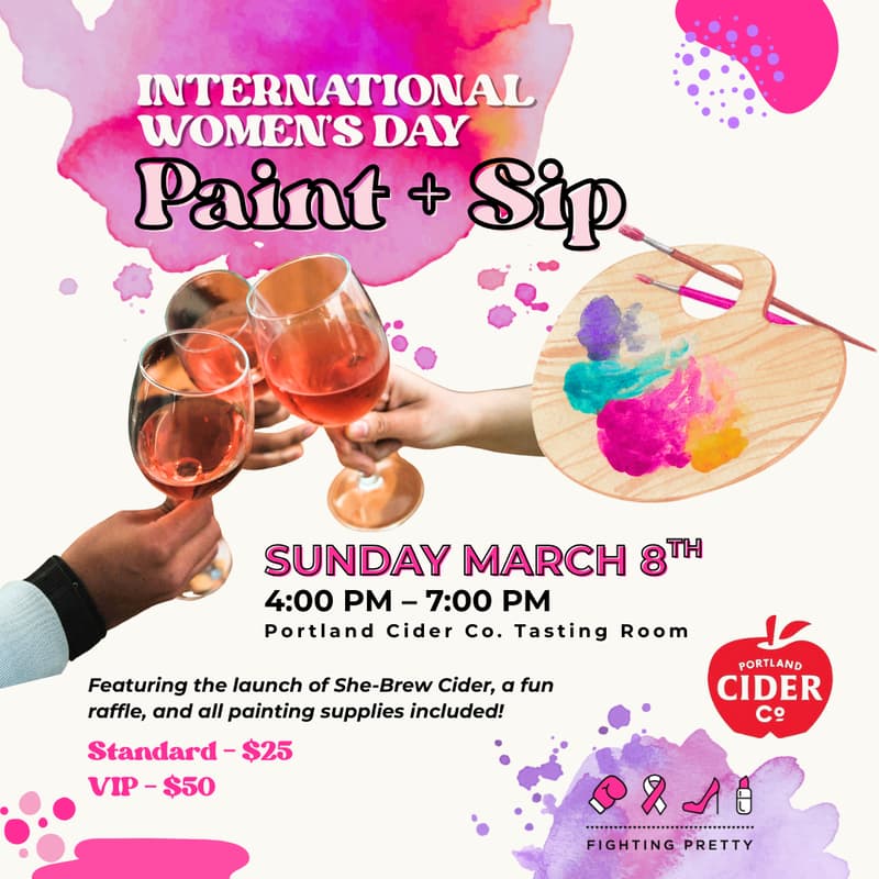 Cover Image for International Women's Day Paint + Sip