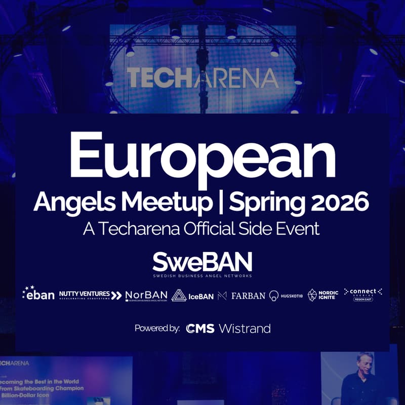 Cover Image for European Angels Meetup at Techarena w/ SweBAN