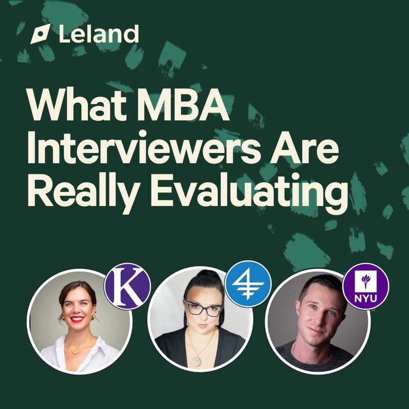 Cover Image for What MBA Interviewers Are Really Evaluating