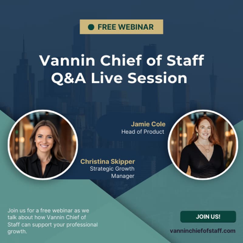 Cover Image for π Vannin Chief of Staff Q&A Live Session π