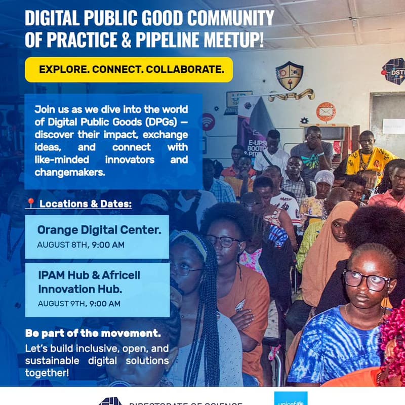 Cover Image for Digital Public Good (DPG) Community of Practice & Pipeline Meetup