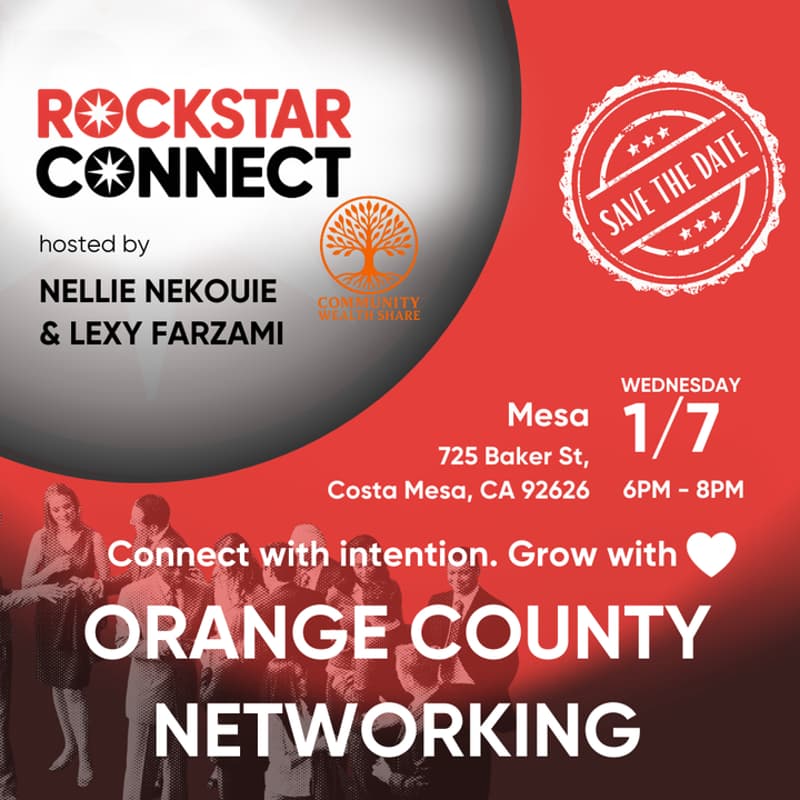 Cover Image for Free Orange County Rockstar Connect Networking Event (January)