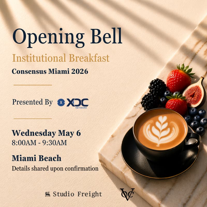 Cover Image for Opening Bell: Institutional Breakfast at Consensus Miami 2026