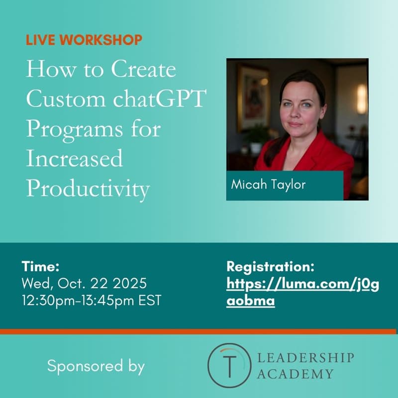 Cover Image for How to Create Custom chatGPT Programs for Increased Productivity