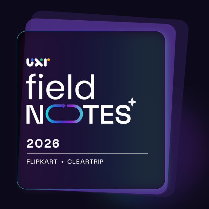 Cover Image for Flipkart UXR FieldNotes, 2026